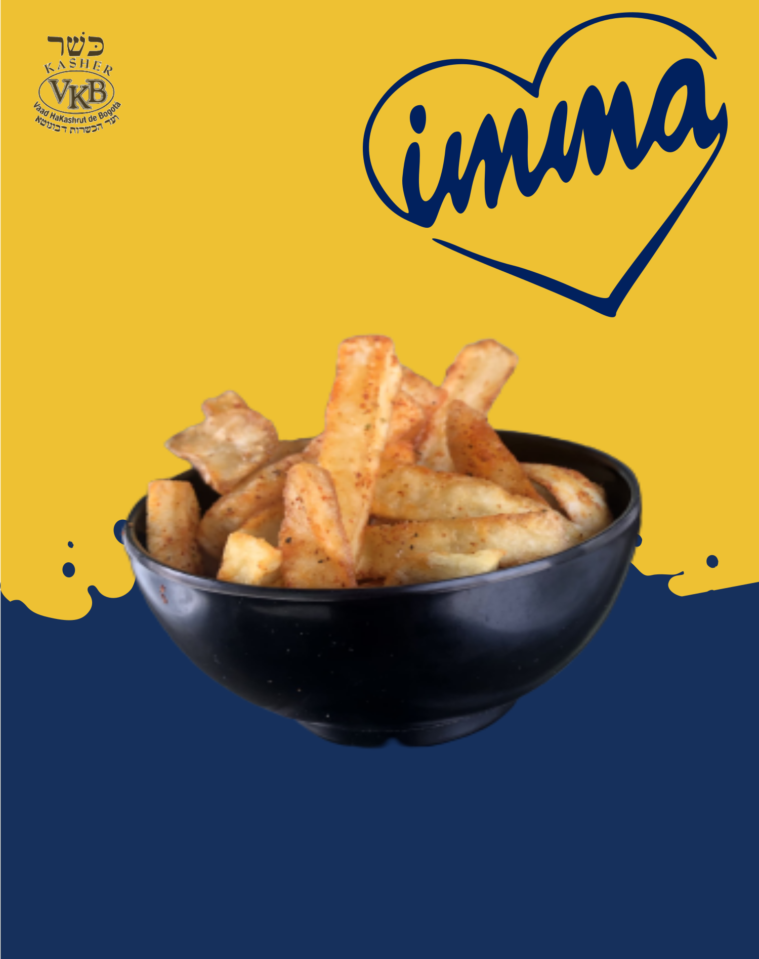 Porcion de Papas Fritas Imma food